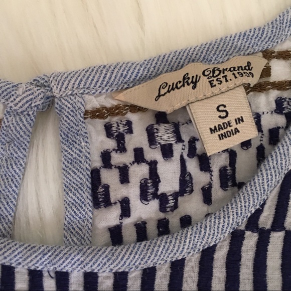 Lucky Brand sleeveless blouse tank top size small - Picture 4 of 5